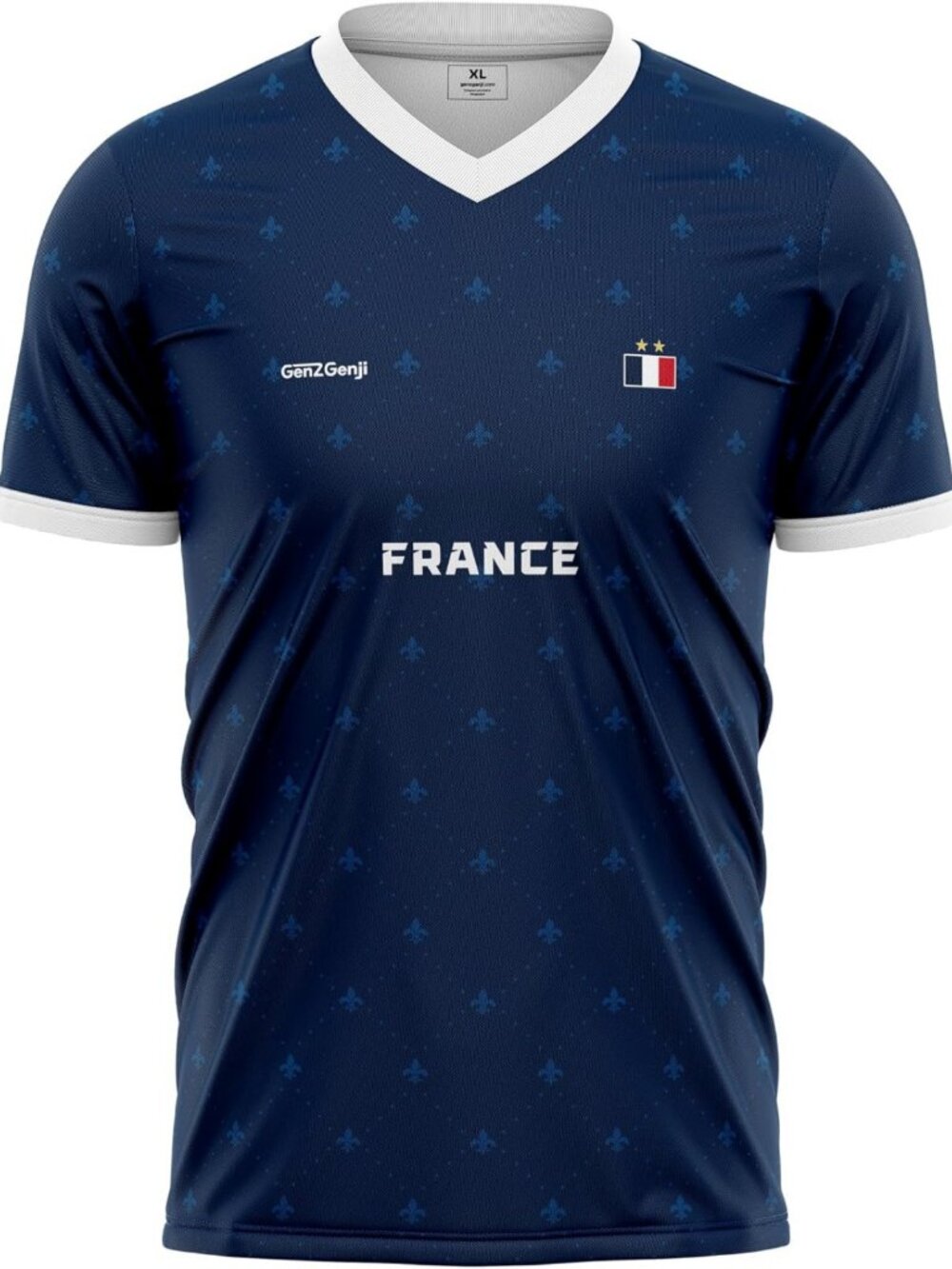 2026 Supporter's Edition Soccer Jersey | France Football | Blue & White Design
